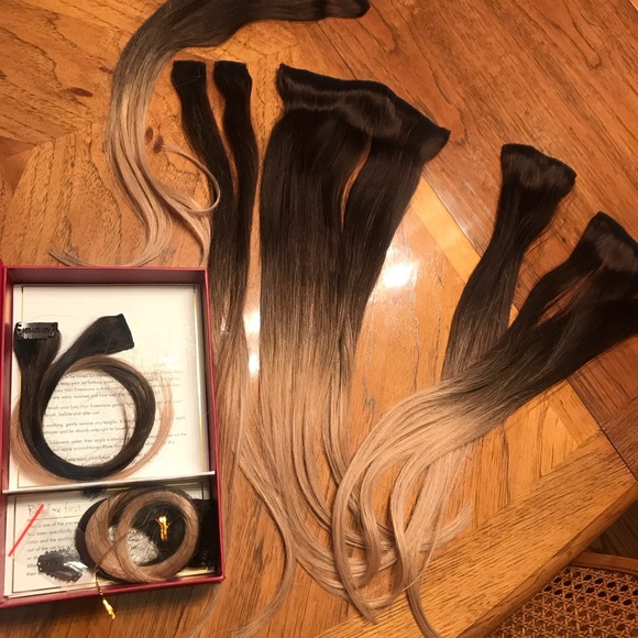 Luxy Accessories Ombr Blonde Hair Extensions Brand New Poshmark